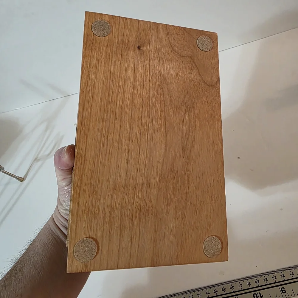Upcycled Wooden Jewelry Trinket Box